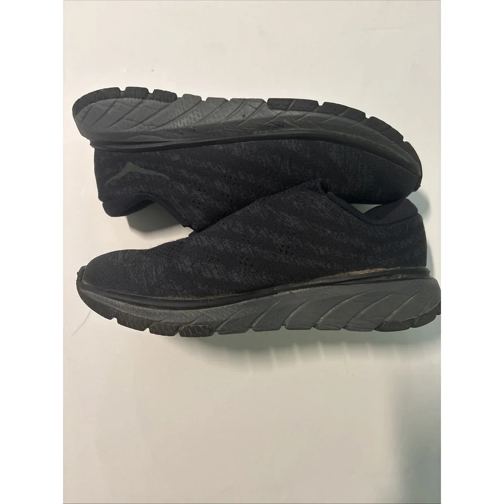 Hoka One One Cavu 3 Slip Black Dark Shadow Men's size 7.5 Sneakers Shoes Running